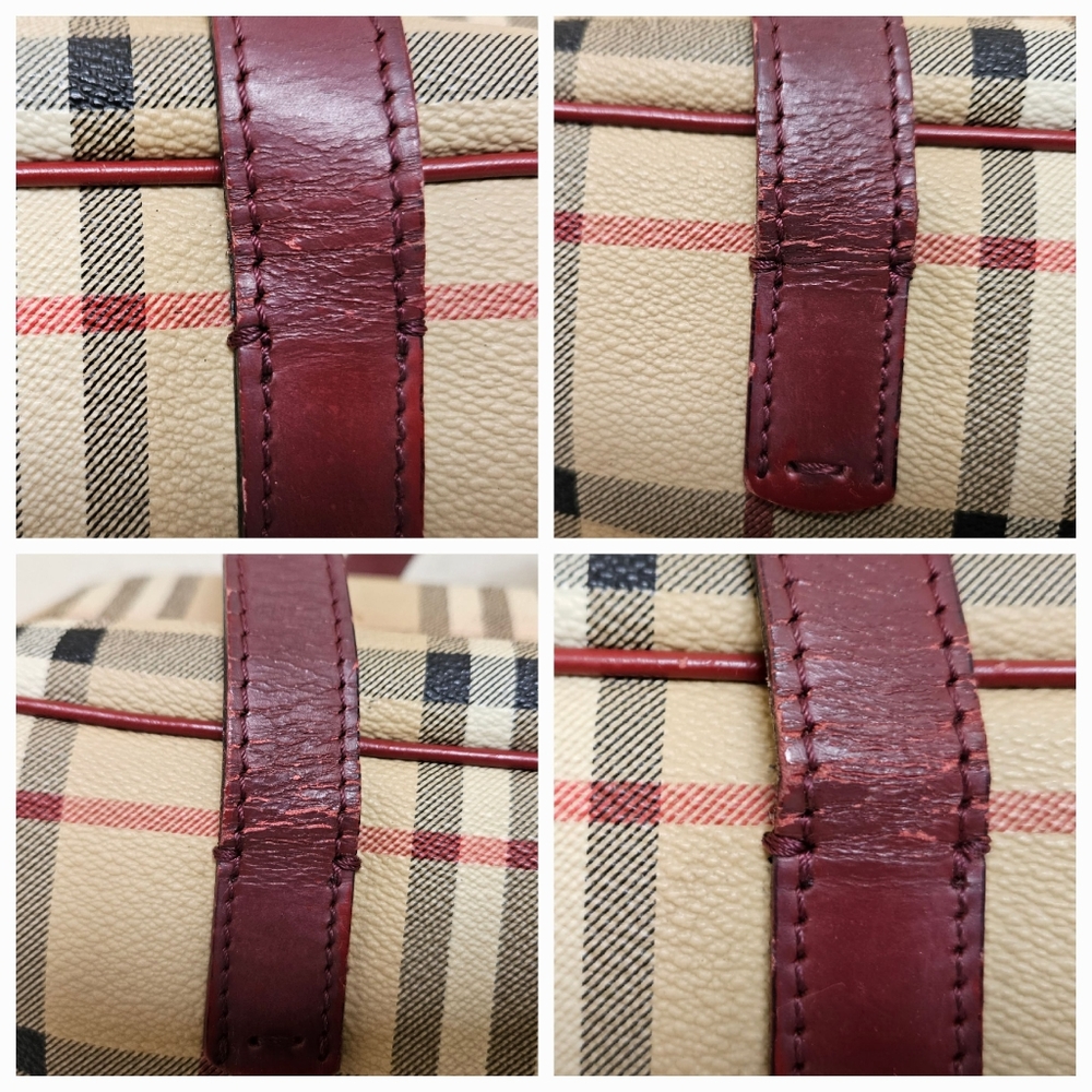 Burberry Check PVC Shoulder Bag AUTHENTIC - Picture 10 of 14